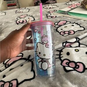 Hello Kitty Pink and Blue Tumbler